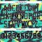 Custom Aqua Black-Neon Green Round Neck Sublimation Basketball Suit Jersey