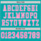 Custom Aqua Pink-White Mesh Authentic Football Jersey