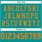 Aqua0145-3 Custom Aqua Bay Orange Mesh Authentic Football Jersey