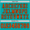 Aqua0190-3 Custom Aqua Orange-Black Mesh Authentic Football Jersey