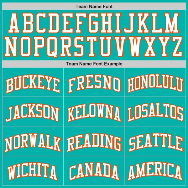 Custom Aqua White-Orange Authentic Basketball Jersey