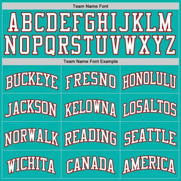 Custom Aqua White-Red Authentic Basketball Jersey