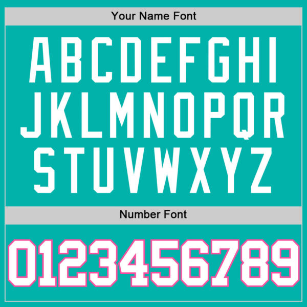 Custom Aqua White-Pink Authentic Basketball Jersey