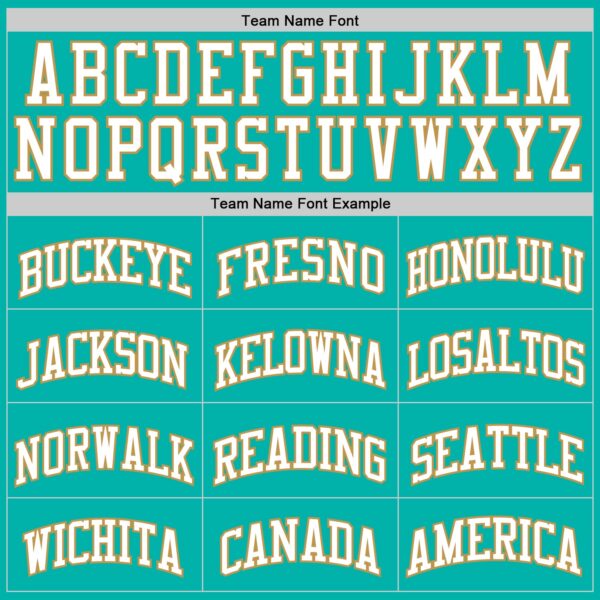 Custom Aqua White-Old Gold Authentic Basketball Jersey