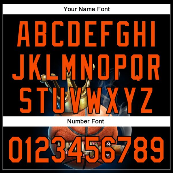 Custom Black Orange Tom Wood Cigar Basketball Authentic Baseball Jersey