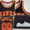 Custom Black Red Pinstripe Red-Gold Authentic Basketball Jersey