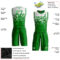 Custom White Grass Green Round Neck Sublimation Basketball Suit Jersey