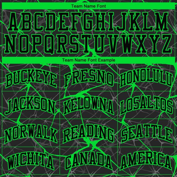 Custom Black Neon Green Round Neck Sublimation Basketball Suit Jersey