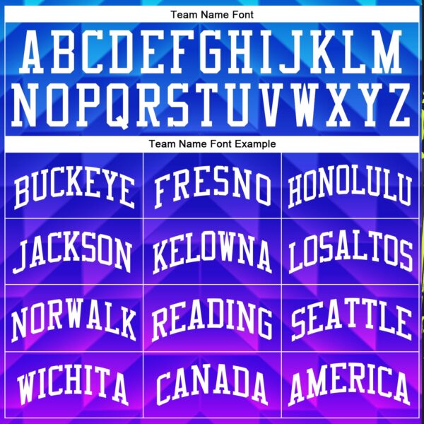 Custom Royal White Light Blue-Hot Pink Round Neck Sublimation Basketball Suit Jersey