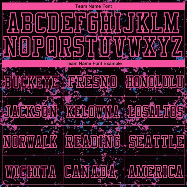 Custom Black Pink Round Neck Sublimation Basketball Suit Jersey