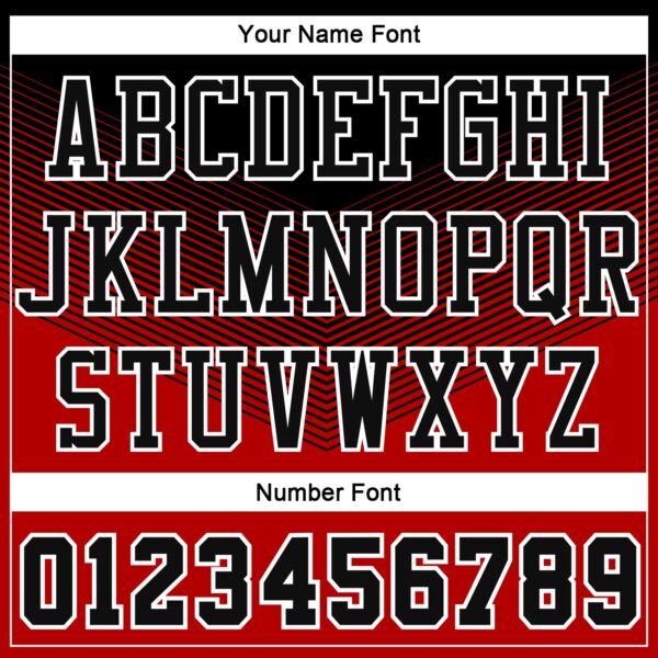 Custom Red Black-White Round Neck Sublimation Basketball Suit Jersey