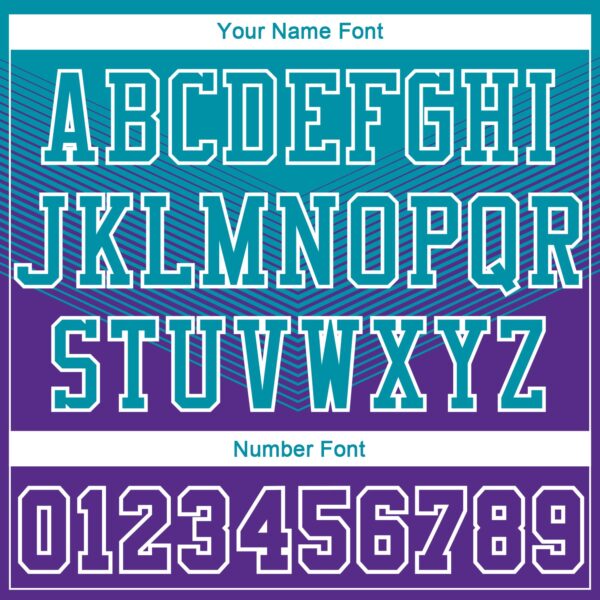 Custom Purple Teal-White Round Neck Sublimation Basketball Suit Jersey