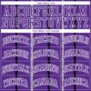 Custom Purple Black-White Round Neck Sublimation Basketball Suit Jersey