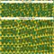 Custom Gold Kelly Green-Black Triangle Shapes Round Neck Sublimation Basketball Suit Jersey