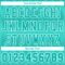 Custom Aqua White Round Neck Sublimation Basketball Suit Jersey