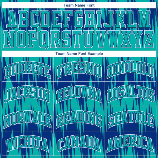 Custom Royal Aqua-White Round Neck Sublimation Basketball Suit Jersey