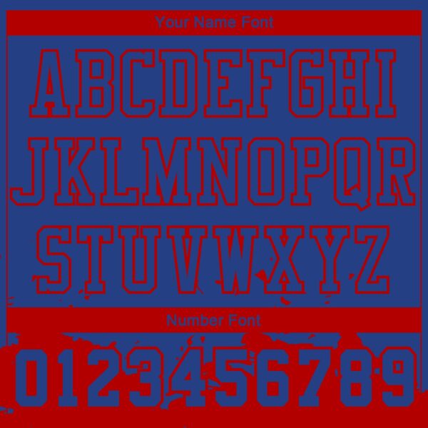 Custom Royal Red Color Splash Round Neck Sublimation Basketball Suit Jersey