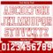 Custom White Red Color Splash Round Neck Sublimation Basketball Suit Jersey