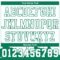 Custom White Kelly Green Color Splash Round Neck Sublimation Basketball Suit Jersey