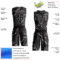 Custom Black White Bright Lines Round Neck Sublimation Basketball Suit Jersey