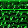 Custom Black Neon Green Lightning Shapes Round Neck Sublimation Basketball Suit Jersey