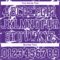 Custom Purple White Abstract Grunge Art Round Neck Sublimation Basketball Suit Jersey