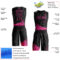 Custom Black Pink Wind Shapes Round Neck Sublimation Basketball Suit Jersey
