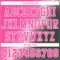 Custom Black Pink-White Gradient Two Tone Diamond Shape Round Neck Sublimation Basketball Suit Jersey