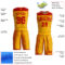 Custom Gold Red Color Block Round Neck Sublimation Basketball Suit Jersey