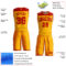 Custom Gold Red Color Block Round Neck Sublimation Basketball Suit Jersey