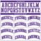 Custom White Purple Color Block Round Neck Sublimation Basketball Suit Jersey