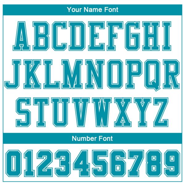 Custom White Teal Color Block Round Neck Sublimation Basketball Suit Jersey