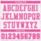 Custom White Pink Color Block Round Neck Sublimation Basketball Suit Jersey