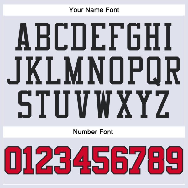 Custom White Red-Black Round Neck Suit Basketball Jersey