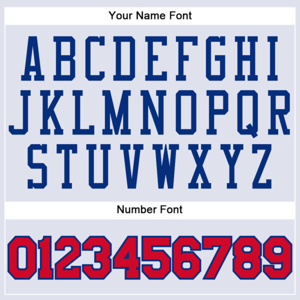 Custom White Red-Royal Round Neck Suit Basketball Jersey