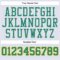 Custom White Kelly Green-Gold Round Neck Suit Basketball Jersey