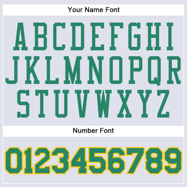 Custom White Kelly Green-Gold Round Neck Suit Basketball Jersey