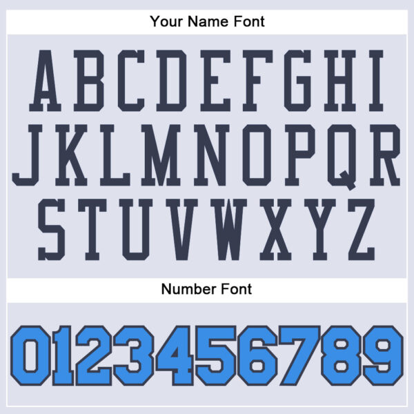 Custom White Powder Blue-Navy Round Neck Suit Basketball Jersey