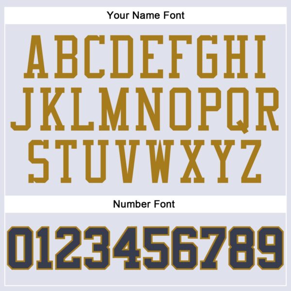 Custom White Navy-Old Gold Round Neck Suit Basketball Jersey