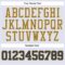 Custom White Navy-Old Gold Round Neck Suit Basketball Jersey