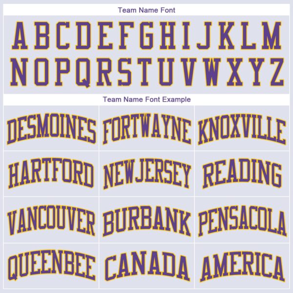 Custom White Purple-Gold Round Neck Suit Basketball Jersey