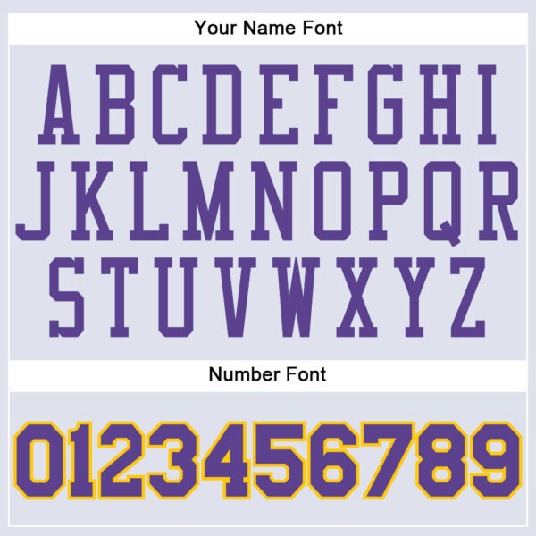 Custom White Purple-Gold Round Neck Suit Basketball Jersey