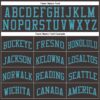 Custom Brown Teal Round Neck Suit Basketball Jersey