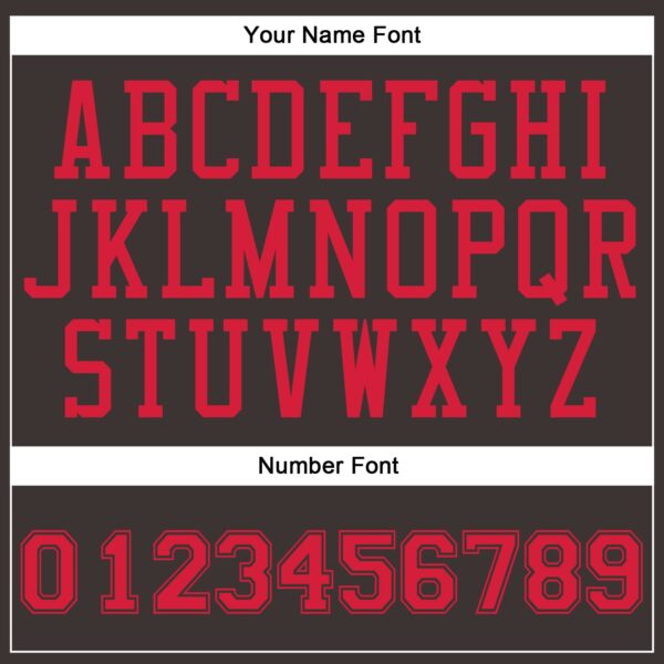 Custom Brown Red Round Neck Suit Basketball Jersey