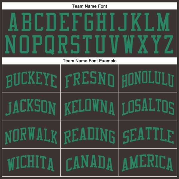 Custom Brown Kelly Green Round Neck Suit Basketball Jersey