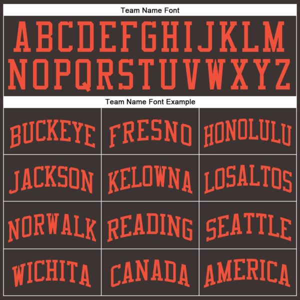 Custom Brown Orange Round Neck Suit Basketball Jersey