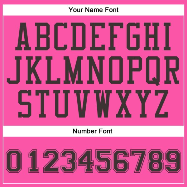 Custom Pink Brown Round Neck Suit Basketball Jersey