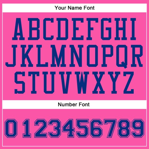 Custom Pink Royal Round Neck Suit Basketball Jersey