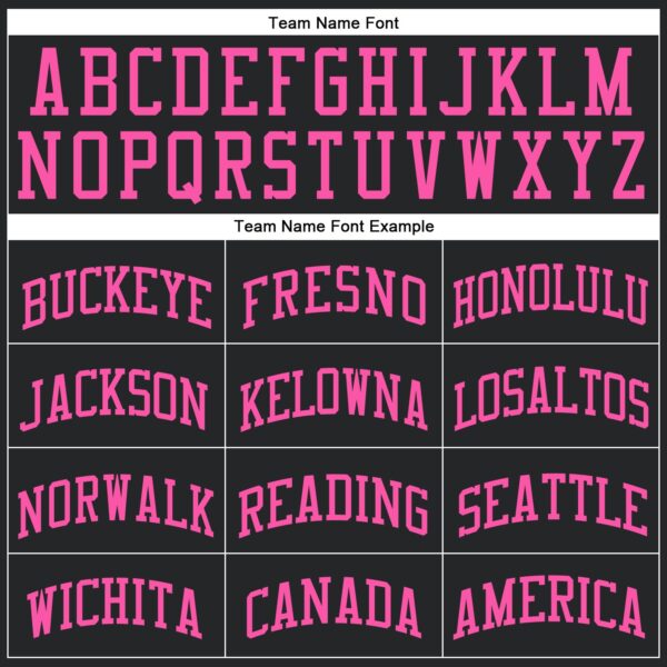 Custom Black Pink Round Neck Suit Basketball Jersey