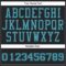 Custom Black Teal Round Neck Suit Basketball Jersey